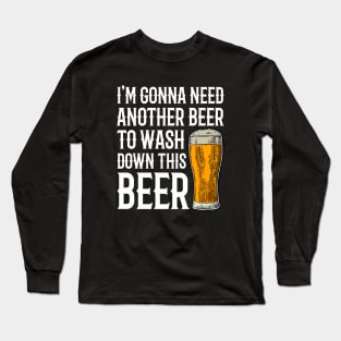 Funny Beer Shirt for Beer Drinkers Long Sleeve T-Shirt